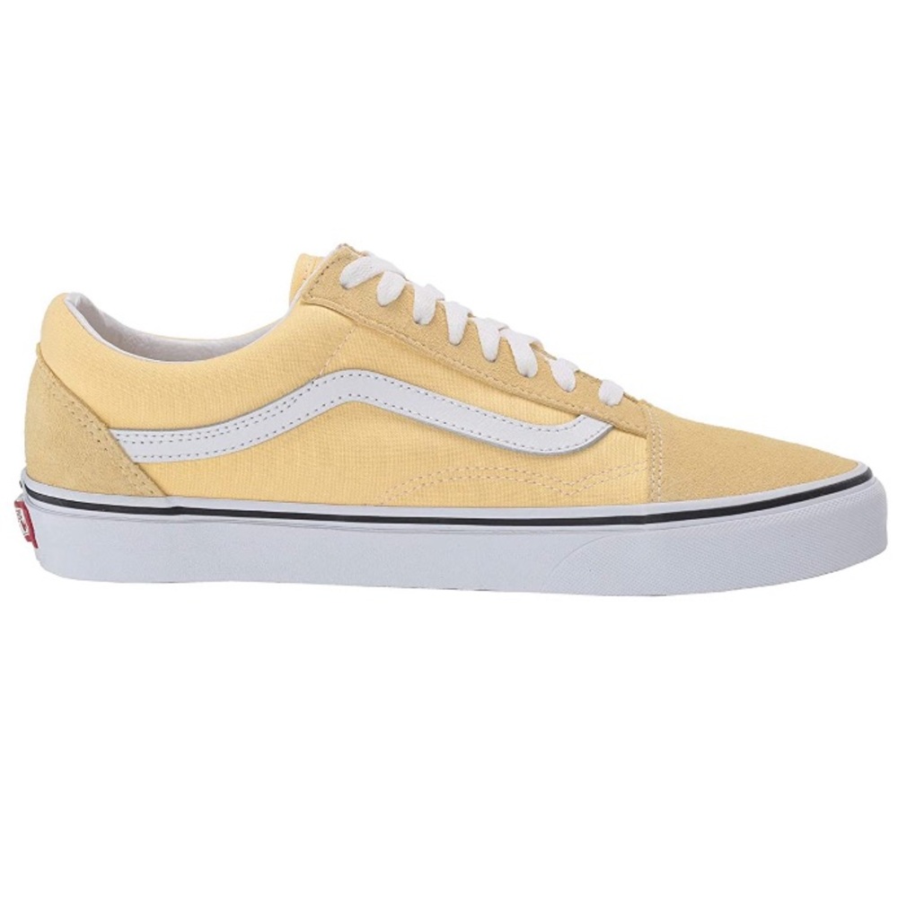Vans Old School Skater Shoe / Sneaker in Seasonal Golden Haze Yellow True White